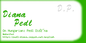 diana pedl business card